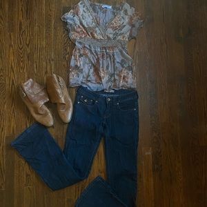 makers of true originals bootcut jeans y2k